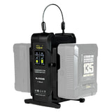 Rolux dubbele snellader rl-ch240s voor v-mount accu