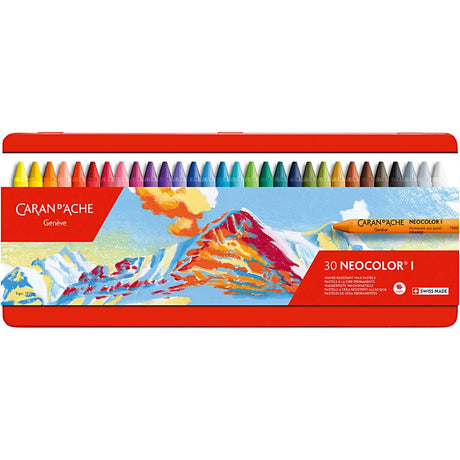 Caran d'ache http: www.cchobby.nl caran-d-ache-neocolor-i-l-10-cm-dikte-8-5-mm-diverse-kleuren-30-stuk-1-doos