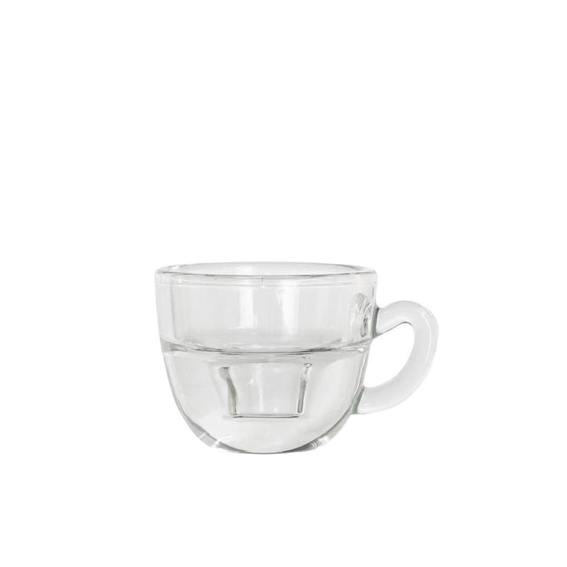 Ideas 4 seasons kaarsenhouder koffie helder ø8xh5cm