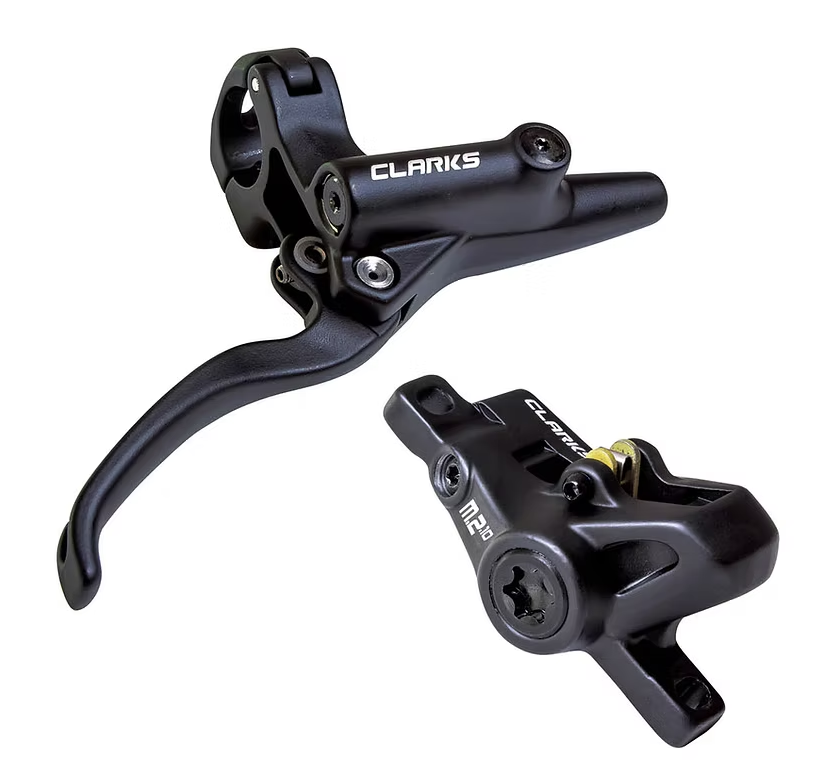 Shimano Clarks M2 Hydraulic Disc set at the front + rear 1000 1700 mm black