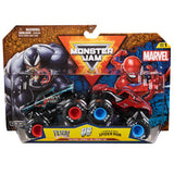 Monster jam marvel - schaal 1:64 - metaal - 2 pack assortiment