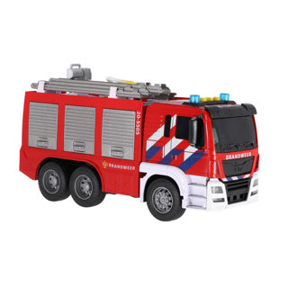 Rapid wheels brandweerauto speelgoed met licht en geluid - multicolor.