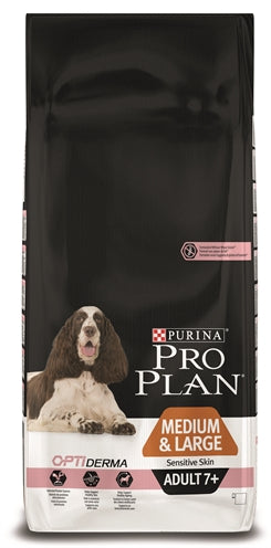 Pro Plan Plan Dog voksen medium stor 7+ følsom hud