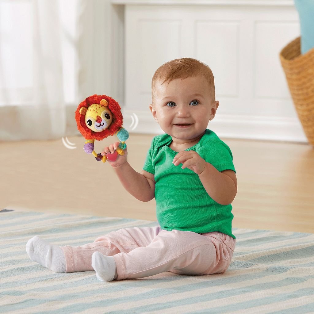 Vtech Rattle Animal Friends Lion 191 cm Red en peluche