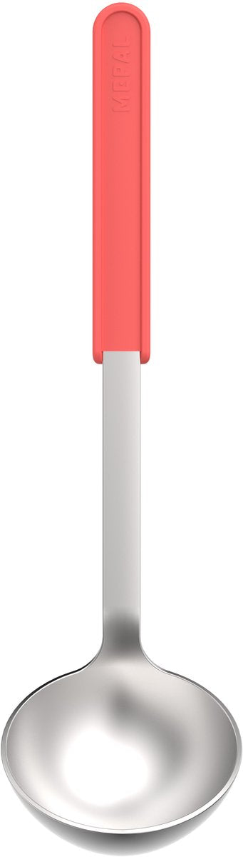 Mepal soeplepel rvs chef it - 32 cm - opscheplepel - ligt prettig in de hand - vaatwasmachinebestendig - keukengerei - coral