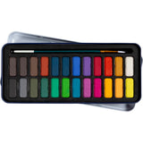 Colortime waterverfset - palet met 24 kleuren en kwast