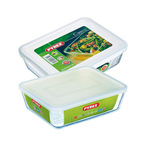Pyrex cook freeze set 2 schalen met deksel