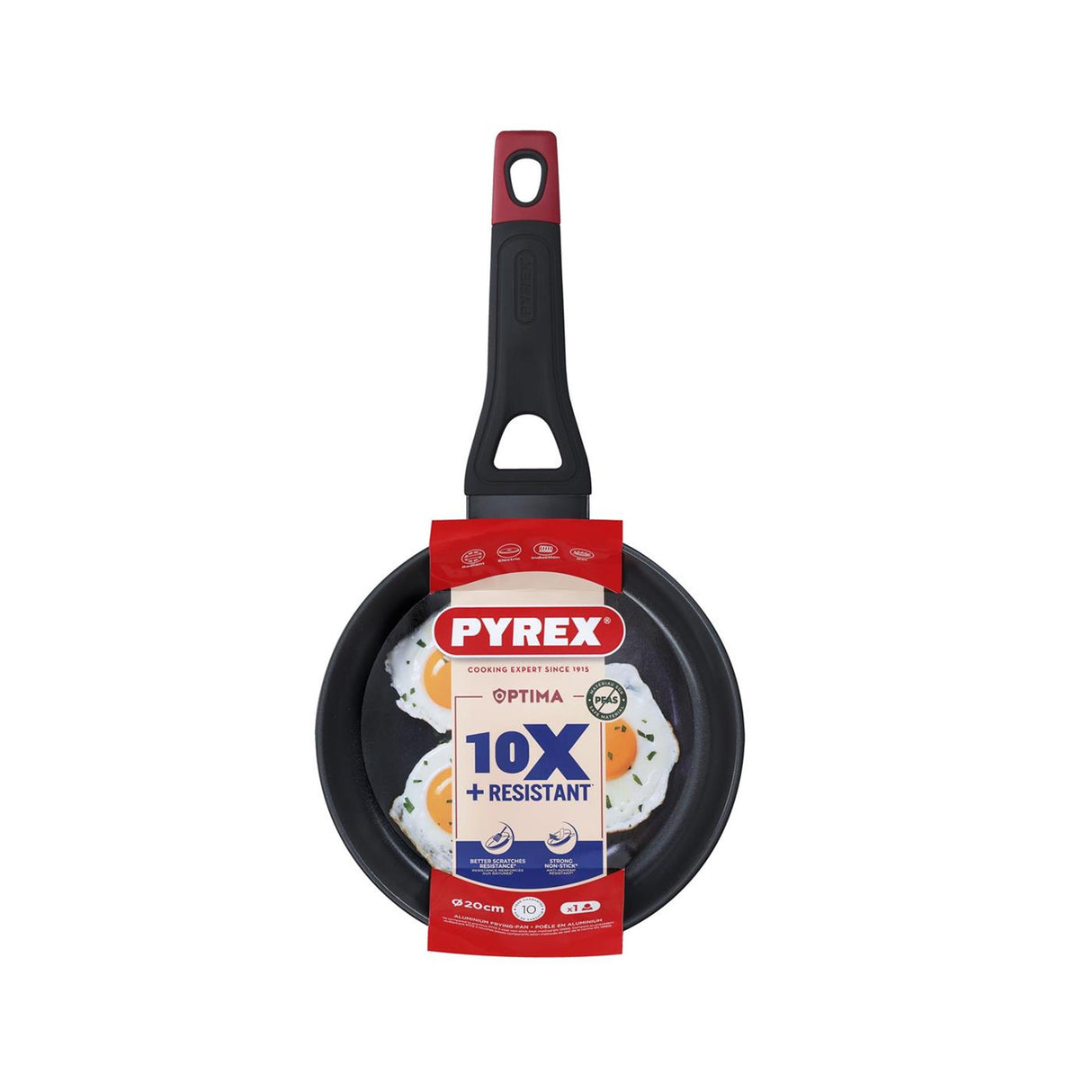 Pyrex optima+ koekenpan 20cm