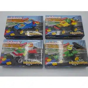Ministeck bouwsets 4 raceauto's