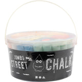 Creativ company http: www.cchobby.nl stoepkrijt-afm-2-5x10-5-cm-diverse-kleuren-50-stuk-1-emmer