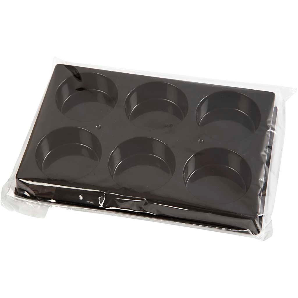 Colortime http: www.cchobby.nl waterverf-palet-d-44-mm-afm-11x16-cm-zwart-1-stuk