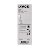 Mack 1069142 - luikschroef blauw verzinkt 6,0 x 25 mm 10st | 5 stuks