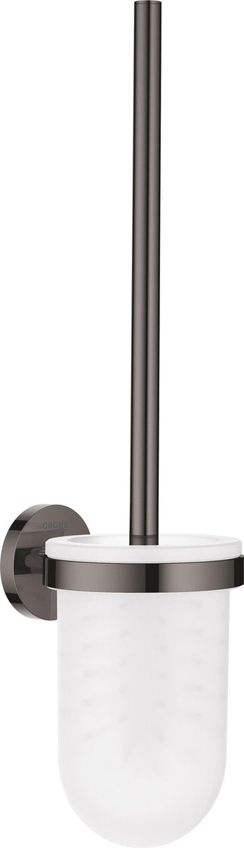 Grohe essentials toiletborstelset (wandmodel) - hard graphite (zwart)