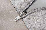 Bia bed kunstleer hoes hondenmand taupe
