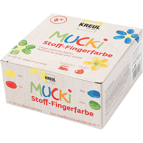 Mucki https: www.cchobby.nl muck-vingerverf-blauw-groen-rood-geel-4x150-ml-1-doos