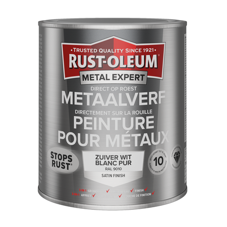 Rust-oleum 1071330 - metaalverf -zg -ral9010 -750mldirect op roest | 1 stuks