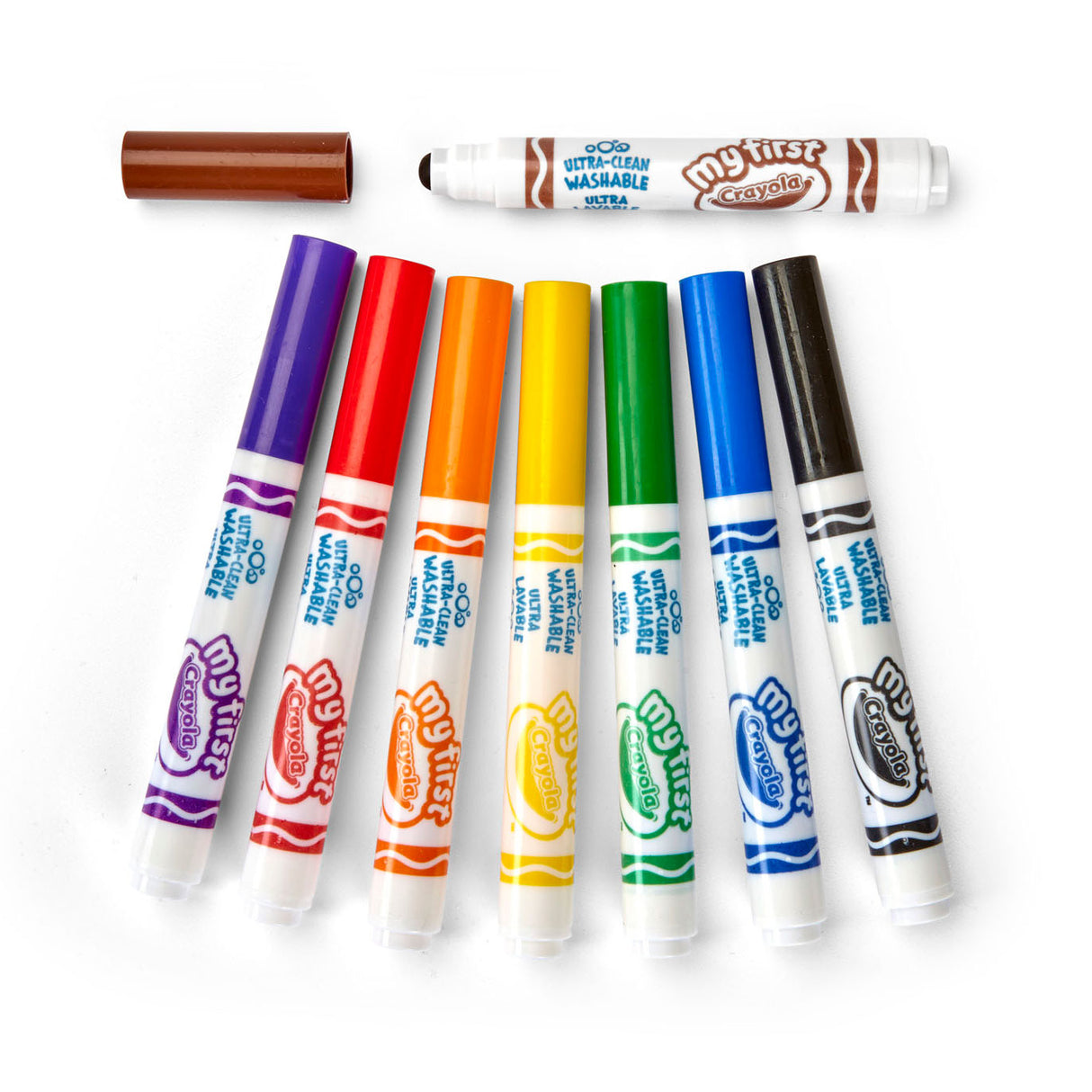 Crayola mini filt -tip pennor, 8: a.