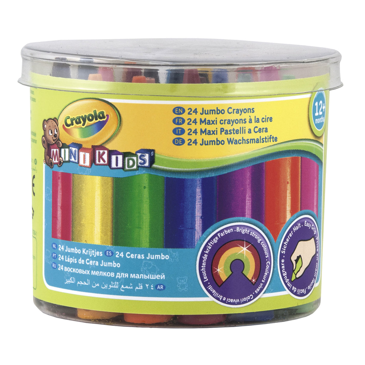 Crayola Mini Thick Wax Crayons, 24st.