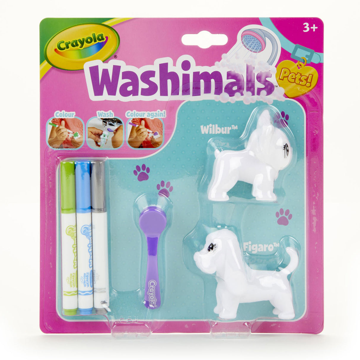 Perros de recarga de crayola washimals