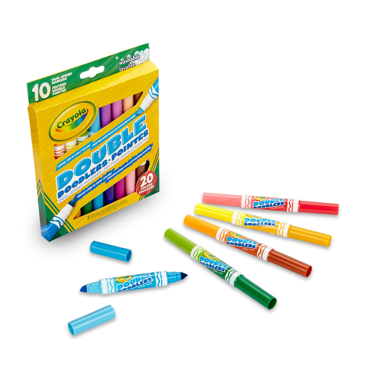 Crayola double -sided felt -tip pens, 10st.