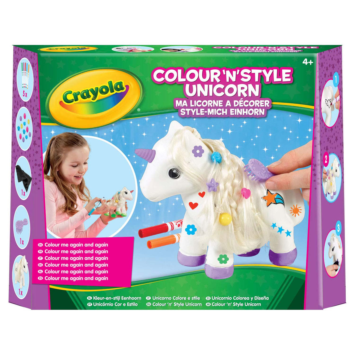 Crayola farge og stil enhjørning