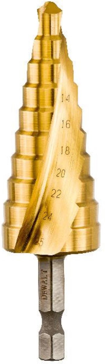 Dewalt toebehoren - metaalboor, stapsgewijs, diameter 14-25 mm dt5030