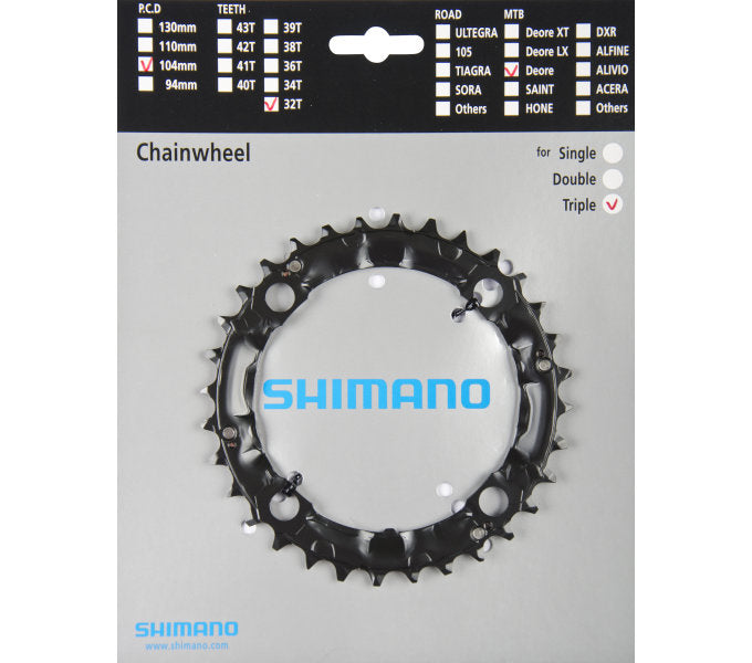 Shimano Chain Top 44T Deore FC-M480 Black