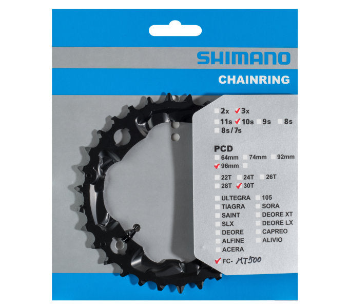 Shimano-Kette Top Deore FC-MT500 30T 10V Schwarz