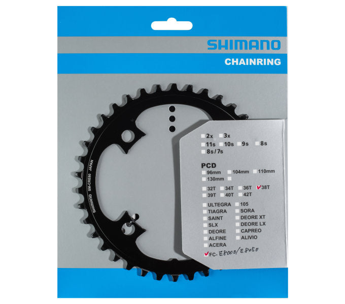 Étapes supérieures de la chaîne Shimano SM-CRE80 38T Y1VY00040