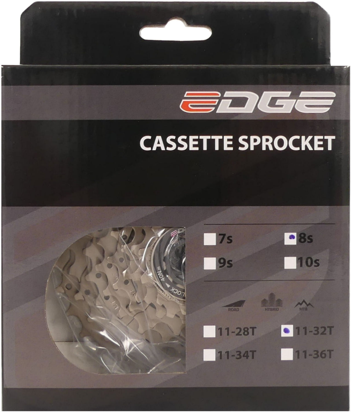 Cassette de bord 8 vitesses CS-M5008 11-32T Silver