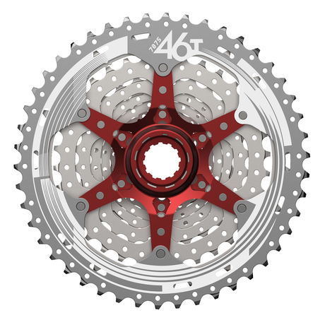 Cassette Sunrace 10V 11-46 CSMS3 Plata metálica