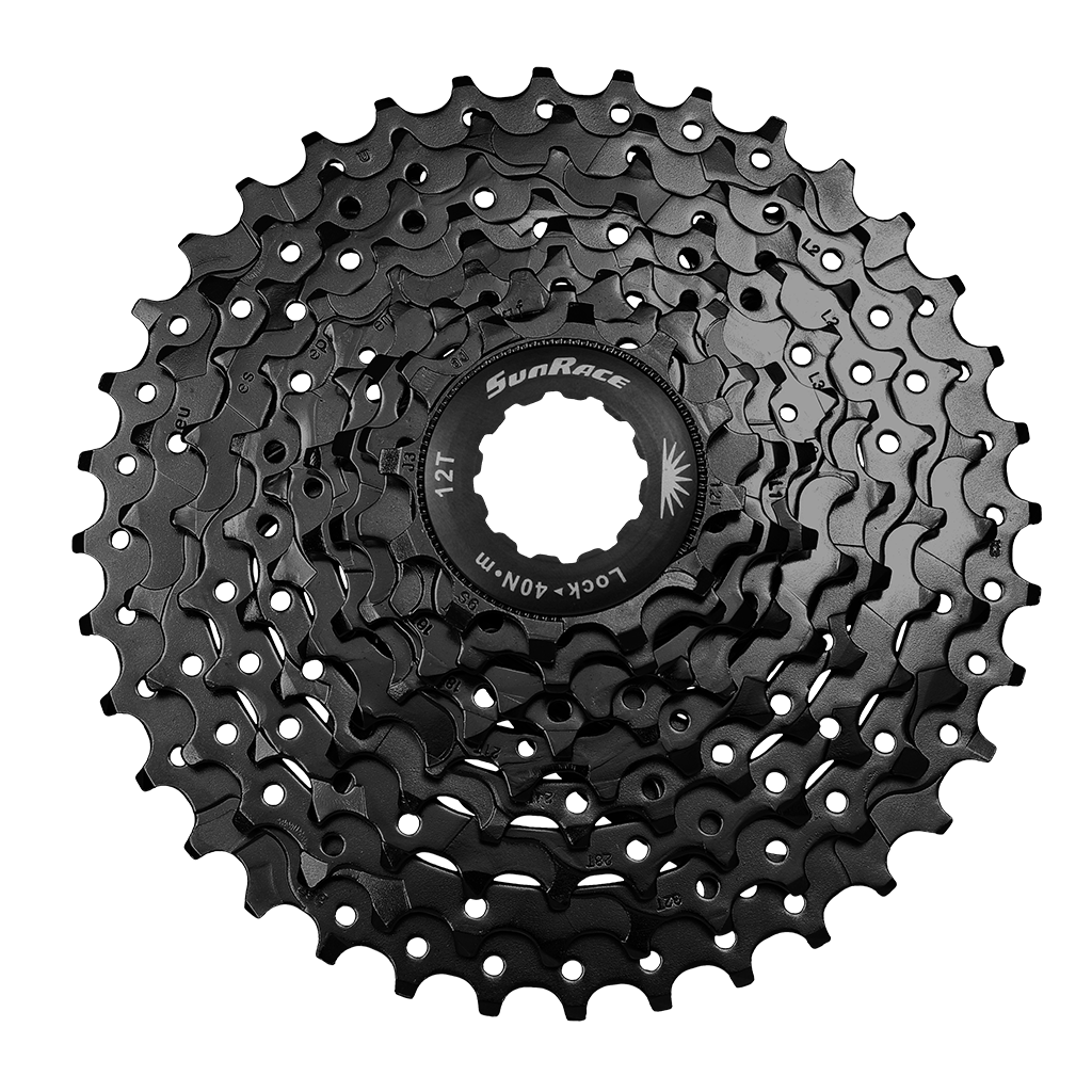 Sunrace Cassette 9 speed CSM98 11-36T zwart