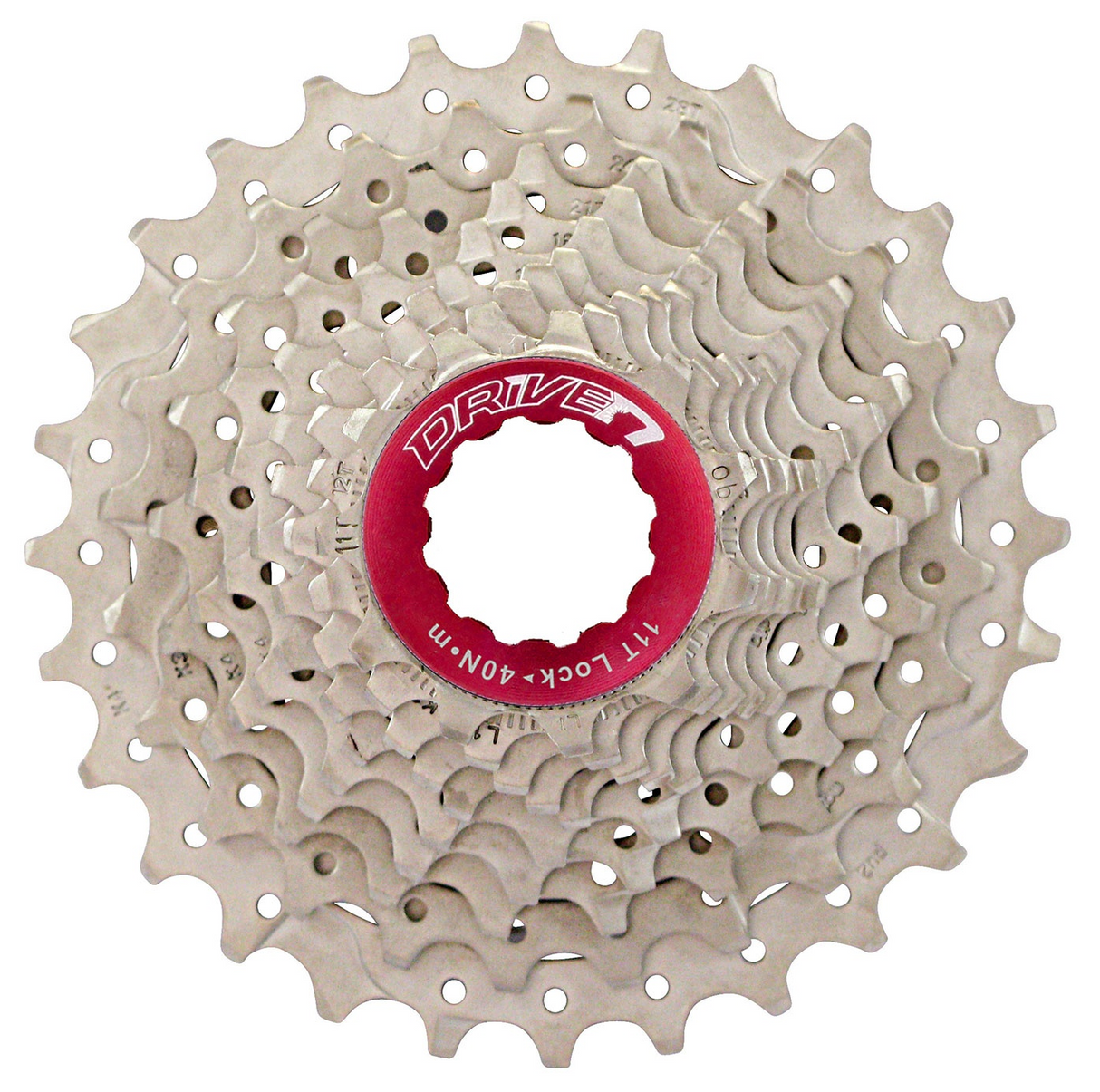 Sunrace Cassette 10V 11-28 CSRX0 Metallisk sølv