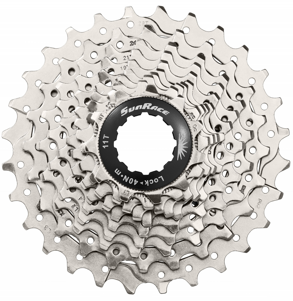 Cassette Sunrace 10 Velocidad 11-28T. CSRS0 SPUERA ALU SILVER