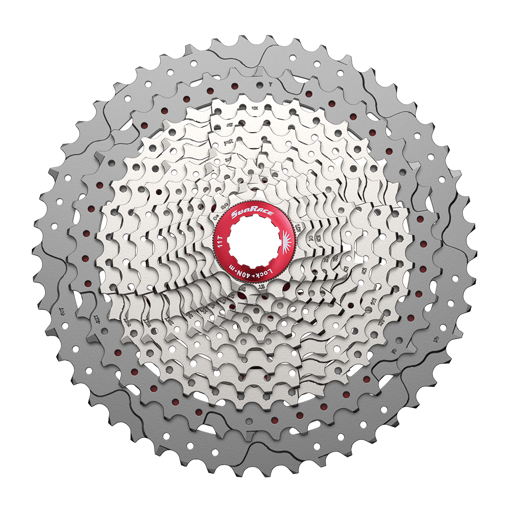 SunRace cassette 11V 11-51 CSMX80 metallic silver