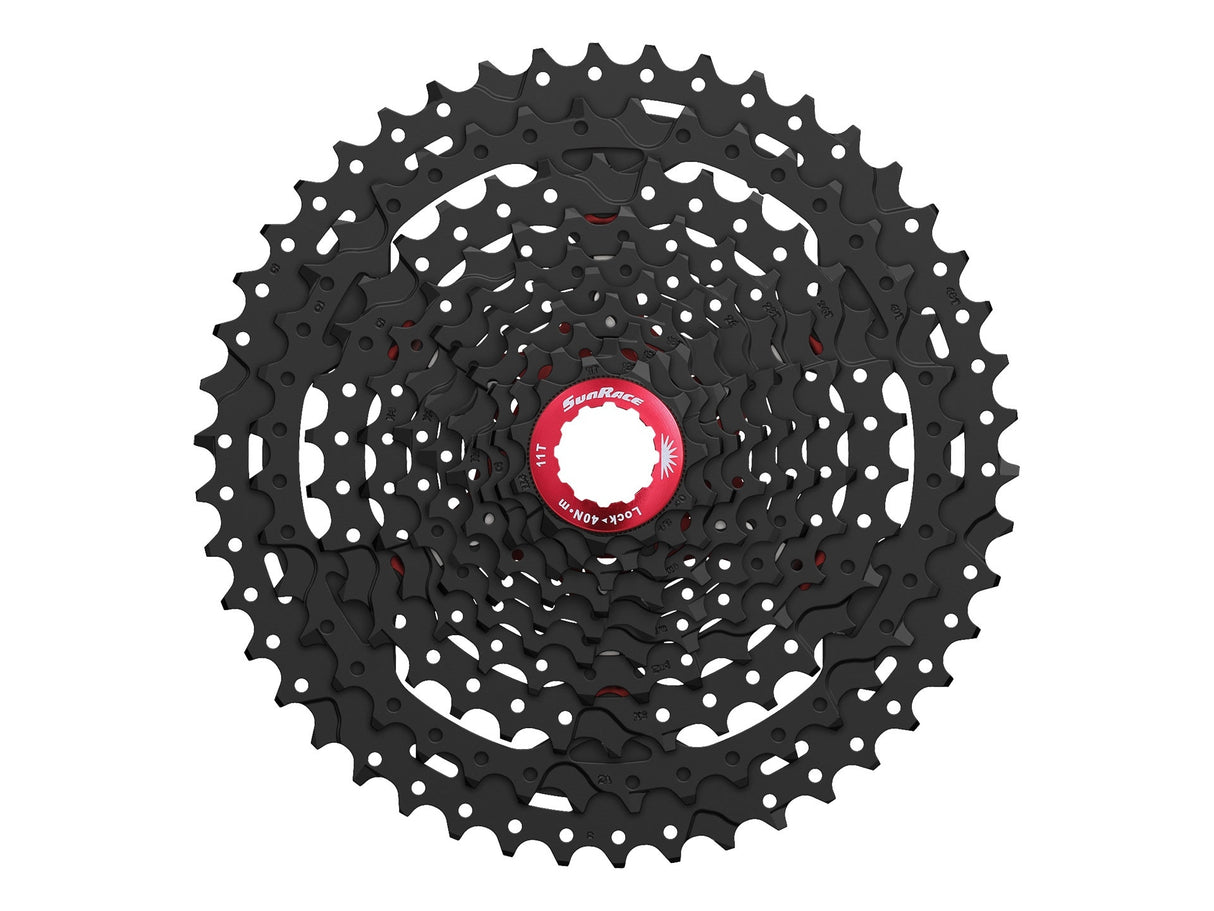 Sunrace - Cassette MTB CSMX3 11-42 a 10 velocità nera