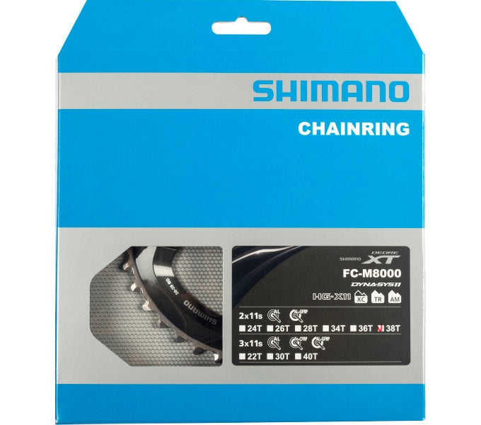 Shimano Kette Top Deore den 9.00 38T Y1rl98090 m8000