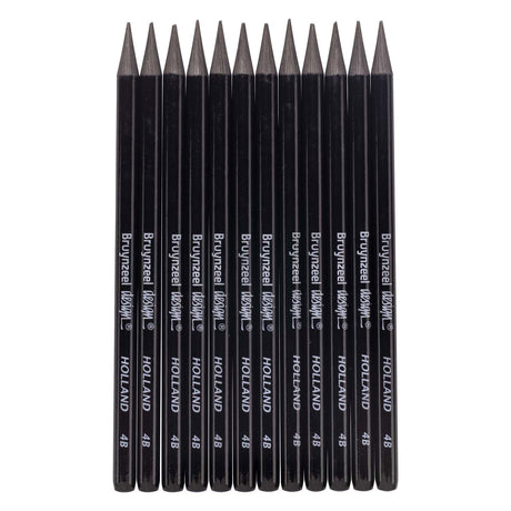 Bruynzeel design grafietstift 4b - 12st.