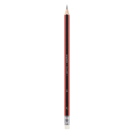 Bruynzeel hb zwart-rood en gum grafietpotlood