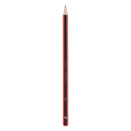 Bruynzeel hb grafietpotlood zwart rood