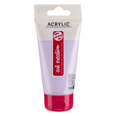 Talens art creation acrylverf tube 75ml pastellila 584