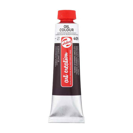 Talens art creation olieverf tube 40ml omber gebrand 409
