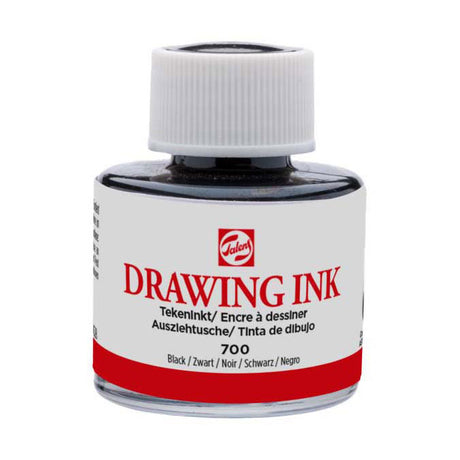 Talens tekeninkt fles 11ml zwart 700
