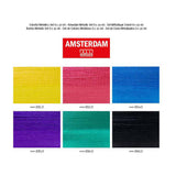 Royal talens amsterdam standard series acrylverf kleurrijke metallic set | 6 x 20 ml