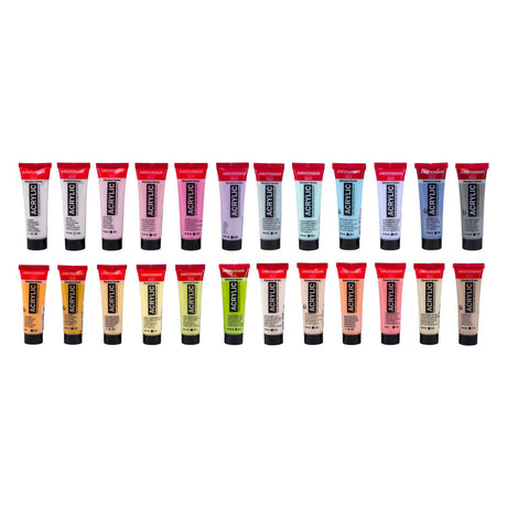 Amsterdam standaard series acrylverf zachte kleuren set 24 x 20ml
