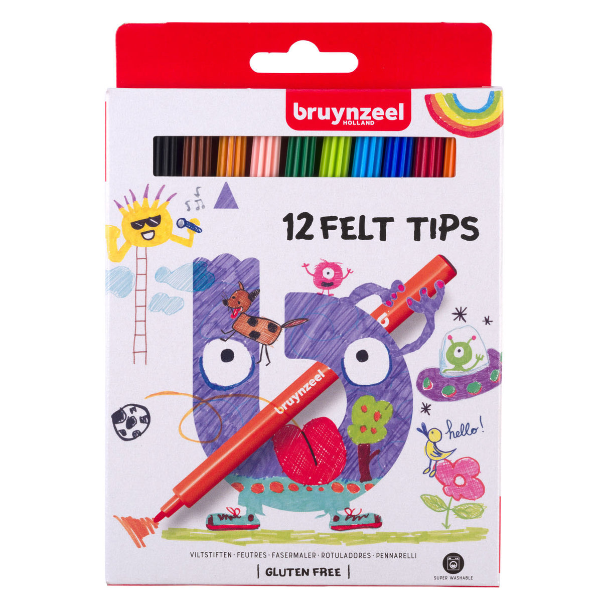 Bruynzeel Kids Feltstifts, 12.