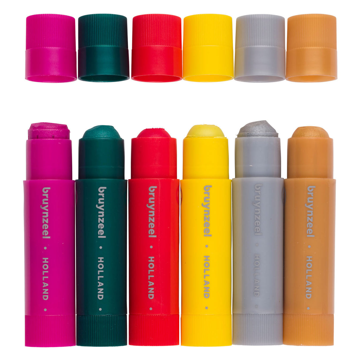 Bruynzeel plakkaatverf sticks set metallic | 6 kleuren