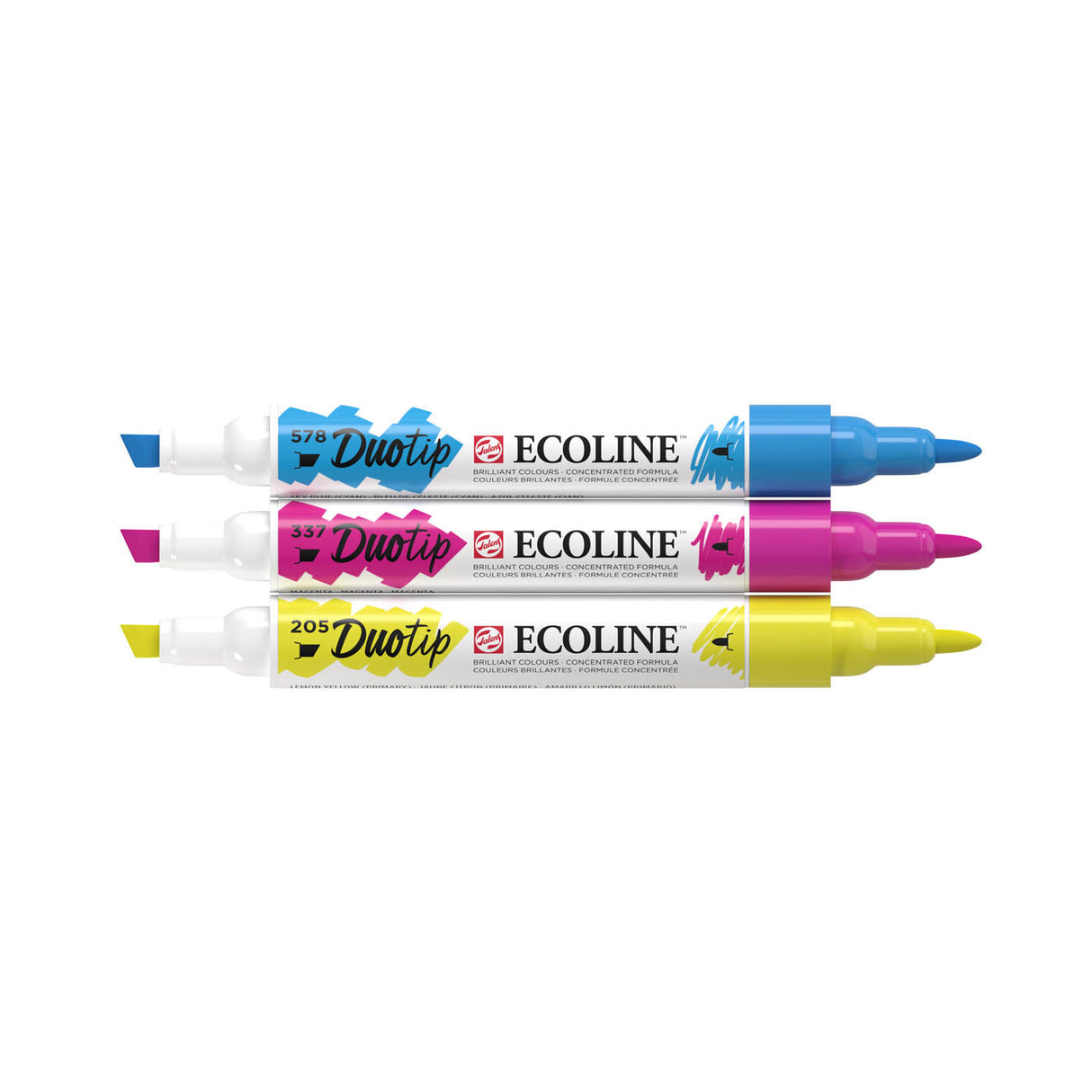 ABI ECOLINE DUOTIP Markers Primary Set, 3DLG.