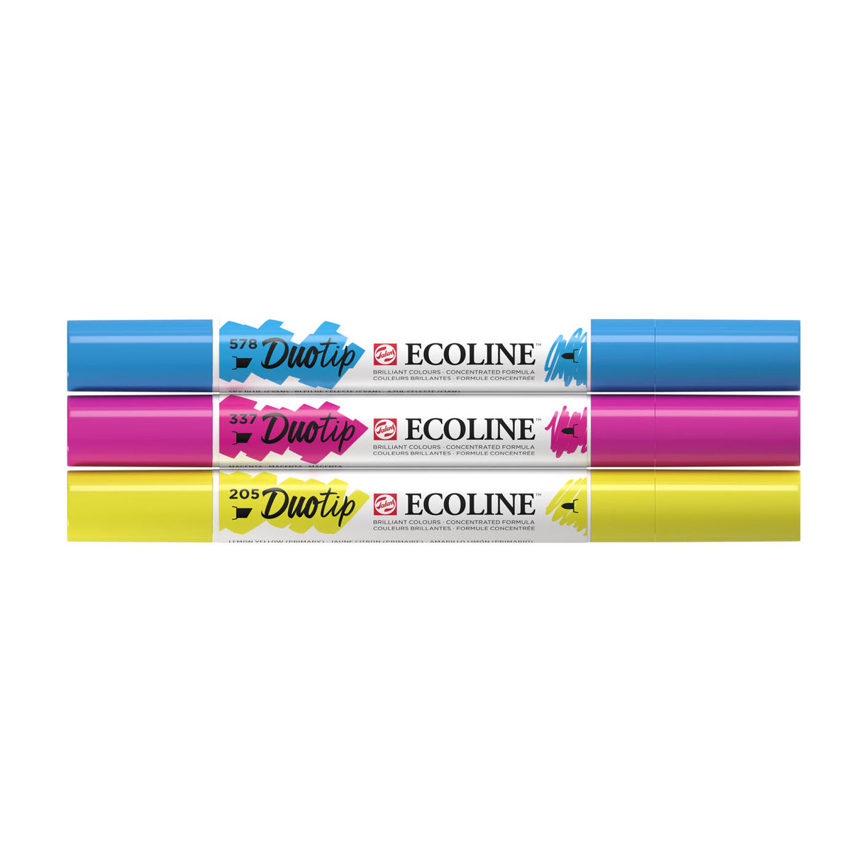 ABI ECOLINE DUOTIP Markers Primary Set, 3DLG.