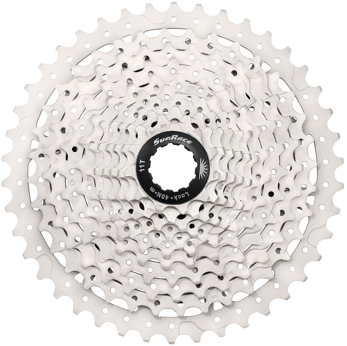 Cassette Sunrace 10 vitesses 11-40 T CSMS3 Silver